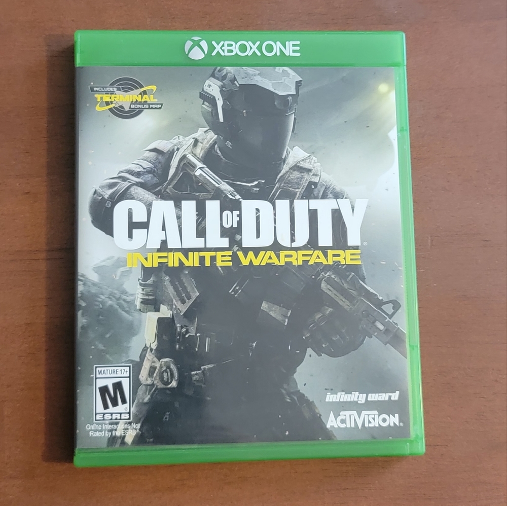 Used Microsoft XBOX ONE Call of Duty Infinite Warfare COD Activision Rated M